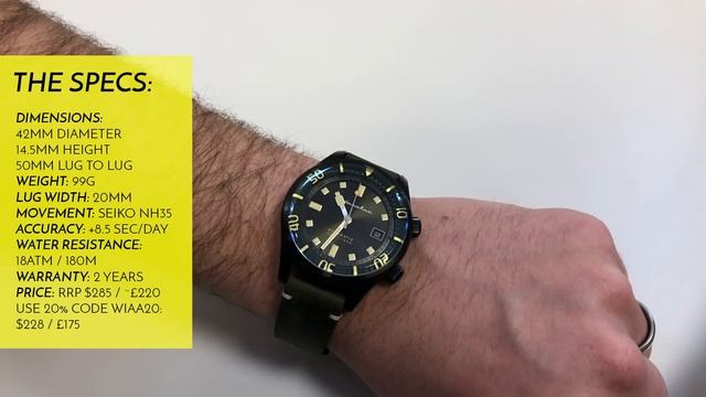 Upgraded Spinnaker Bradner - Better Watch, Same Price; Plus 20% Off Code!