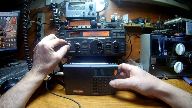 Xhdata D-808 & Icom 726 сравнения приема SSB на 80м смотреть онлайн