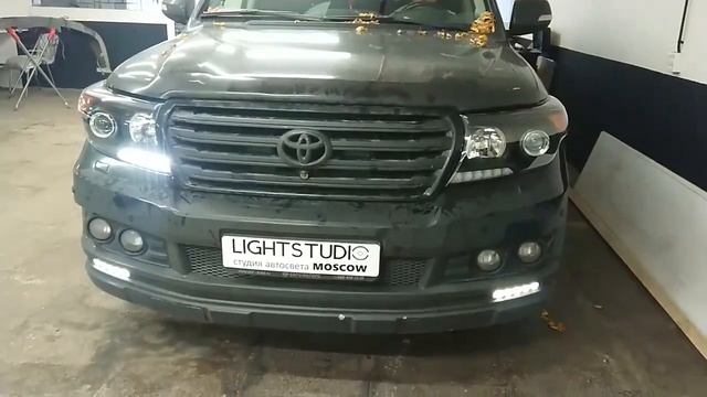 Тюнинг фар Toyota Land Cruiser 200 смотреть онлайн
