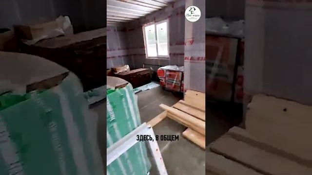 Дом по каркасной технологии на фундаменте из забивных Ж/Б свай с отделкой фиброцементным сайдингом. смотреть онлайн