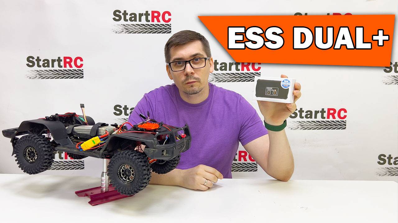Звуковая система ESS DUAL Plus для автомодели. Установка на RGT EX89190