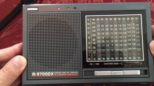 Tecsun R-9700DX Daytime Shortwave & Medium Wave Band Scans