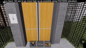 Пассажирский лифт в Небесных лифтах в Roblox/Симулятор лифтов Roblox