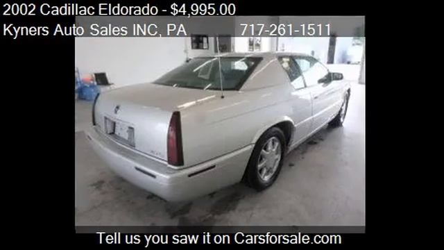 2002 Cadillac Eldorado ETC 2dr Coupe for sale in Chambersbur смотреть онлайн