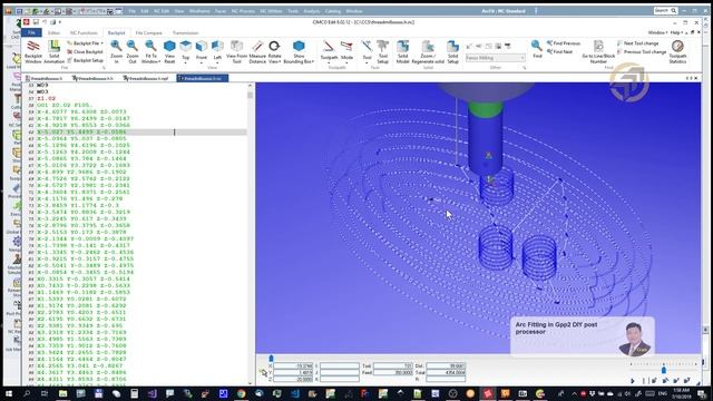 ID190708 Arc Fitting in Gpp2 DIY post processor смотреть онлайн