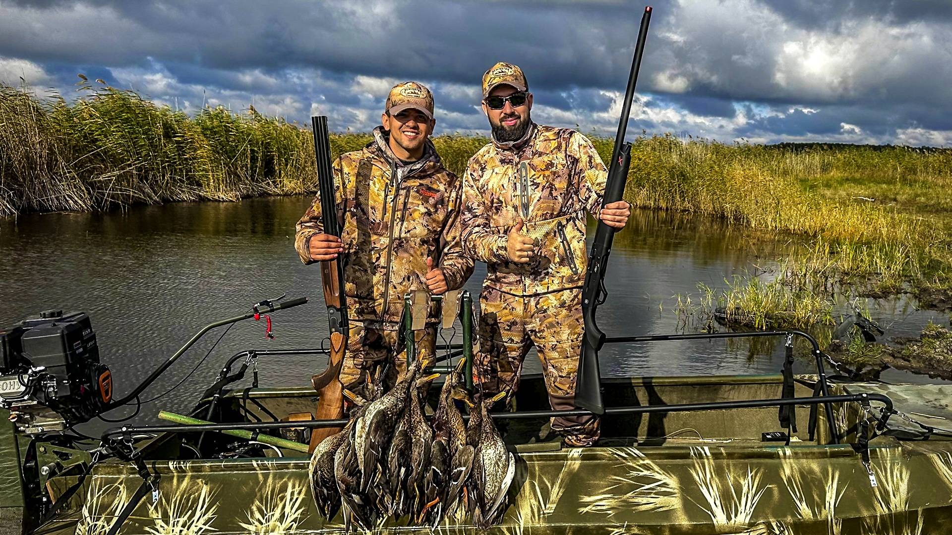 Охота на уток на болотоходе смотреть онлайн