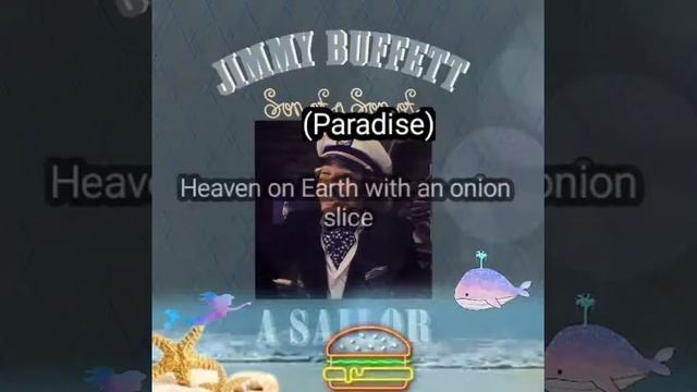 Jimmy Buffett - Cheeseburger In Paradise (lyric video) смотреть онлайн