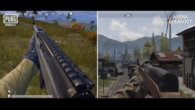 Arena Breakout VS PUBG Mobile | Tencent Games 2018 VS 2022