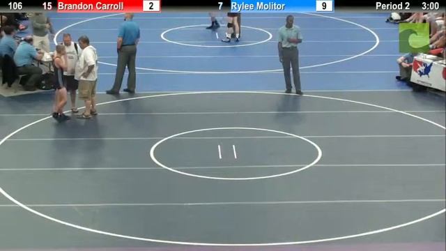 106 Brandon Carroll vs. Rylee Molitor смотреть онлайн