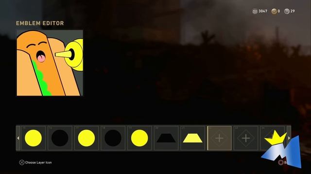Funny Hotdog - Call of Duty COD WW2 WWII ( EASY ) Emblem Tutorial смотреть онлайн
