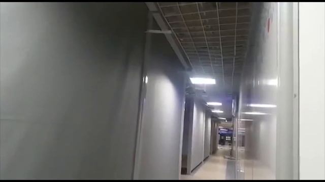 Противопожарные шторы Fireshield EI60 с использованием квадрат труб на объекте ТЦ «Авиатор» смотреть онлайн