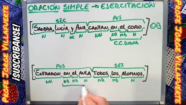 Gramática 31 - Análisis Sintáctico Oración Simple (Ejercitación) смотреть онлайн