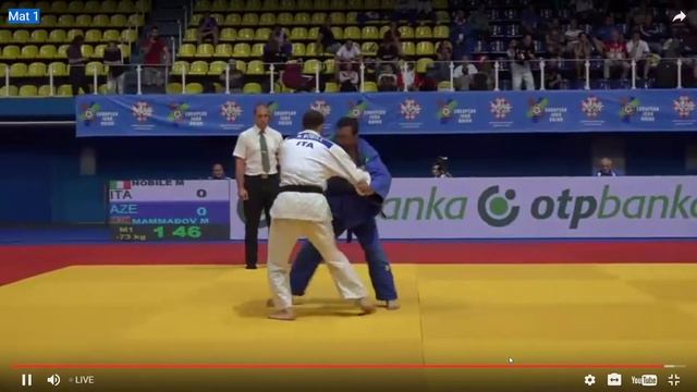 MAMED MAMEDOV 2 European Judo Championships смотреть онлайн
