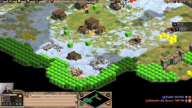 Build Order #7 ➤ 14:25 Castle Drop into Fast Imp for Trebs ➤ Age of Empires 2 : Definitive Edition смотреть онлайн