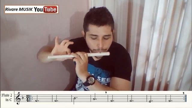 NANA CALICHE DUETO de FLAUTAS súper fácil| BANSURI | Tutorial Flautín en Fa 😱🎼🎵 смотреть онлайн