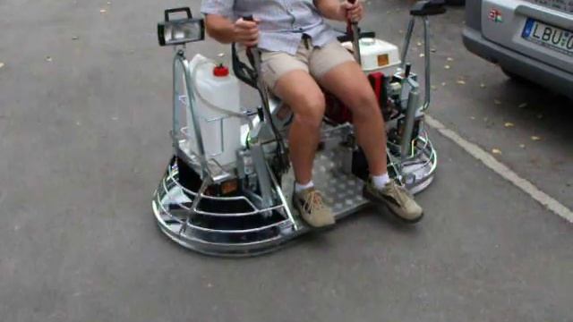 MBW MK8-75 Lowrider Dupla rotoros ráülős betonsimító gép. смотреть онлайн