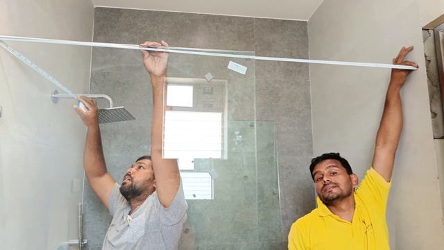 Glass door partitions in Hyderabad || glass partitions in Telugu ||Bathrooms shower glass partition смотреть онлайн