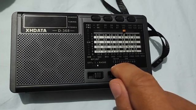 Rádio XHDATA D368, 12 Bandas De Frequência.