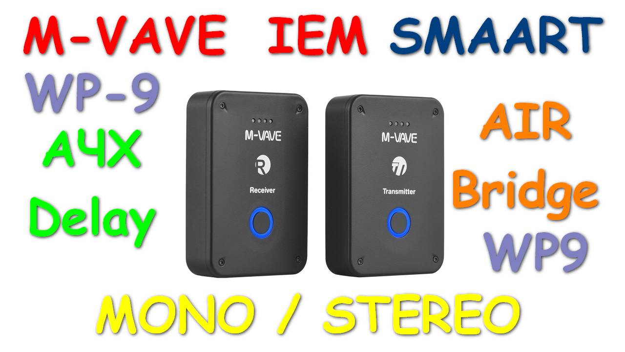 M-VAVE WP-9 Air Bridge SMAART замеры АЧХ, задержки, MONO/STEREO