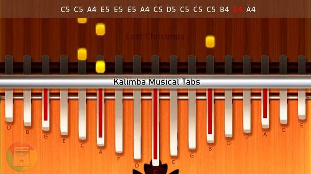 Last Christmas - Kalimba Musical Tabs | Easy Kalimba Tutorial