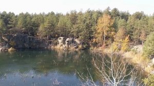 Коростышев. Затопленный гранитный карьер