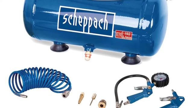 Scheppach Druckluft Kompressor HC06 ölfrei | 6L Kessel | 8 bar Arbeitsdruck смотреть онлайн