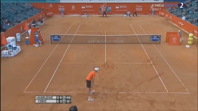 Ivo Karlovic Vs Borna Coric Highlights Bucharest 2015