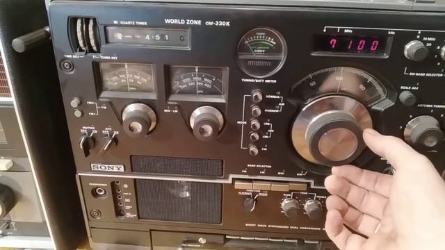 Sony CRF 330K National Panasonic RF 5000 Радиолюбители