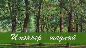 Имәннәр шаулый. Гыйлемдар Рамазанов сүзләре, Тәлгать Шәрипов көе. Жырнын сузлэре видео астында.