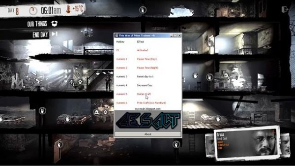 This War of Mine - Trainer +6