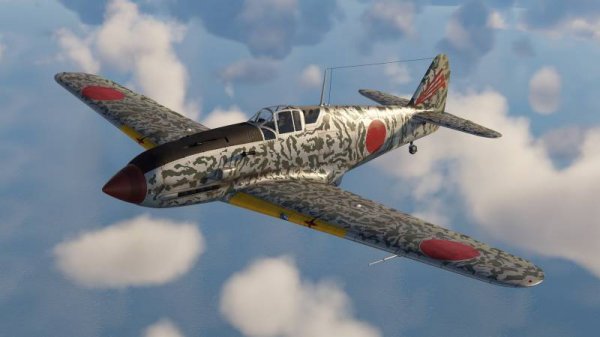 Пробный вылет на японском истребителе Ki-61 I tei.