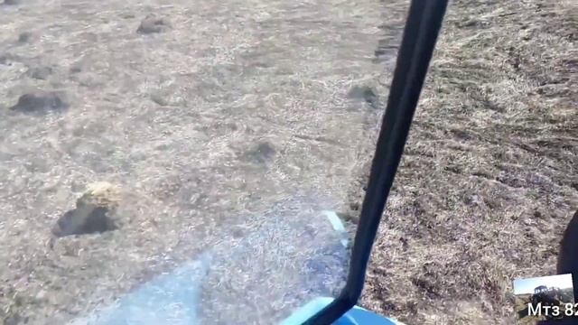 Противопожарная вспашка, трактор Мтз 82 смотреть онлайн