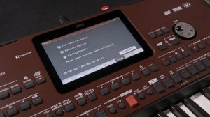 KORG PA700 видео инструкция Часть 9:  Global, Media & Updates