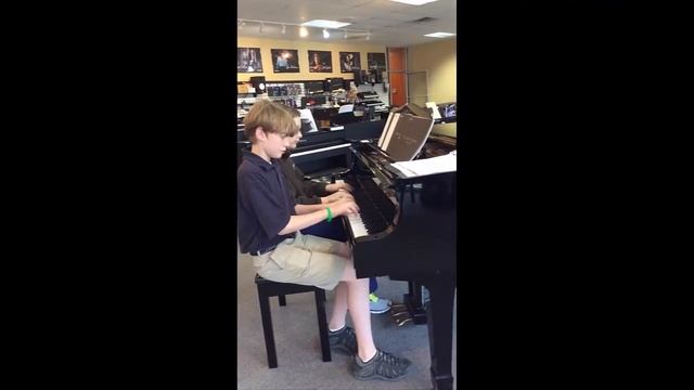 Harrison & Sam playing A Minor Mystery by Jennifer Eklund смотреть онлайн