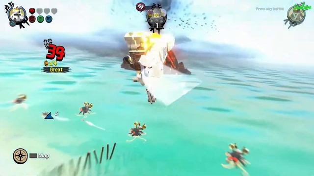 The LEGO Ninjago Movie Video Game (PS4PRO) #4 Gameplay Walkthrough смотреть онлайн
