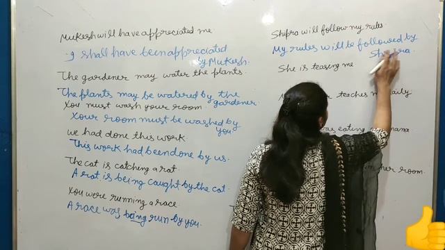 Voice (वाच्य) Active and Passive voice 👍✌️ English Grammar by Mamta Pandey maim 👍 смотреть онлайн