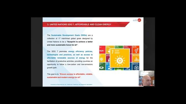 WEBINAR: EDIBON'S Energy Teaching Equipment contribution to the SDG 7 – Affordable and Clean Energy смотреть онлайн