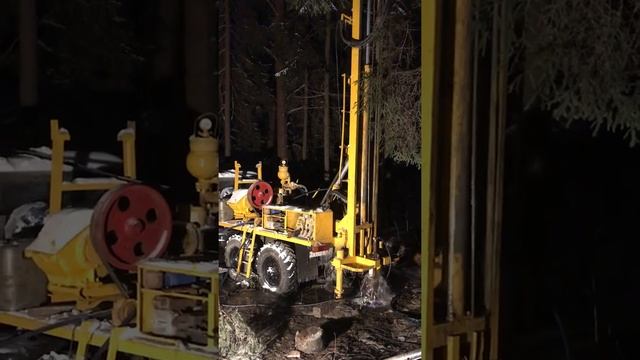 Прокачка скважины компрессором Atlas copco смотреть онлайн