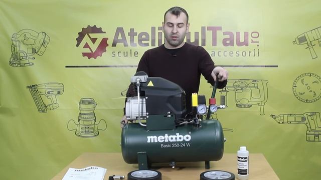 Compresor Metabo Basic 250-24 W - AtelierulTau.ro - WunderHaff смотреть онлайн