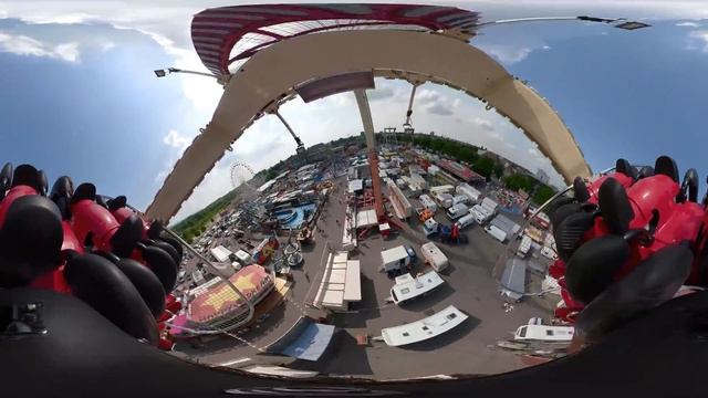 Аттракцион сальто в формате VR - 360 4k (somersault ride VR-BOX PSVR) смотреть онлайн