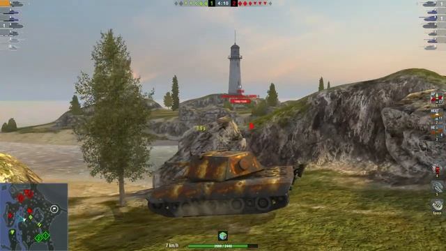 World of Tanks Blitz - E100 Gameplay - 8,000 Damage смотреть онлайн
