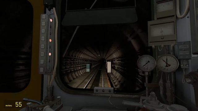 Поездка на киевском ЕМА502 в Gmod Metrostroi смотреть онлайн