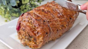 Мясной рулет из свинины – идеальное горячее на праздничный стол, удивит всех гостей!