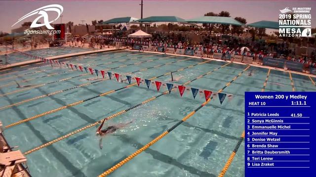Women 200 Yard Individual Medley Even Heats | 2019 USMS Spring National Championship смотреть онлайн