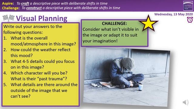 Y8 Week 7 Activity 3 - Creative Writing смотреть онлайн
