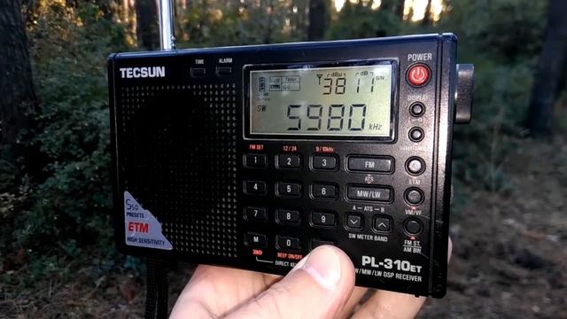 DX Radio New Zealand Int. Tecsun PL-310ET смотреть онлайн