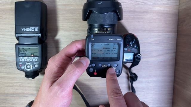 Настройка синхронизатора yn560-tx pro c yn560 III / IV смотреть онлайн