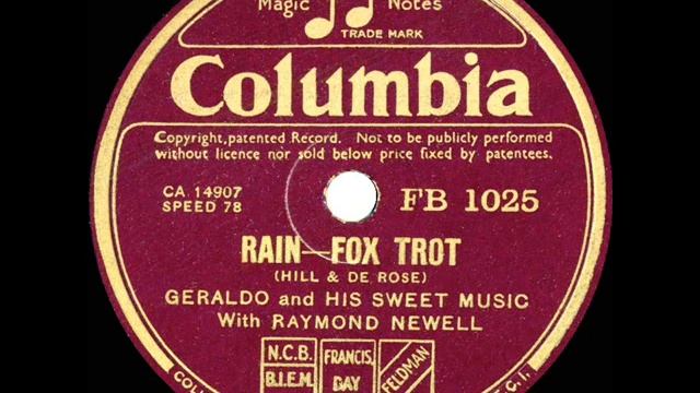 1935 Geraldo - Rain (Raymond Newell, vocal) смотреть онлайн