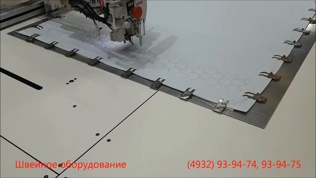 Швейная машина программируемой строчки с полем шитья 1500х1100 мм смотреть онлайн