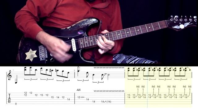 Solo Gary Moore - Walking by Myself. Guitar Tabs. смотреть онлайн
